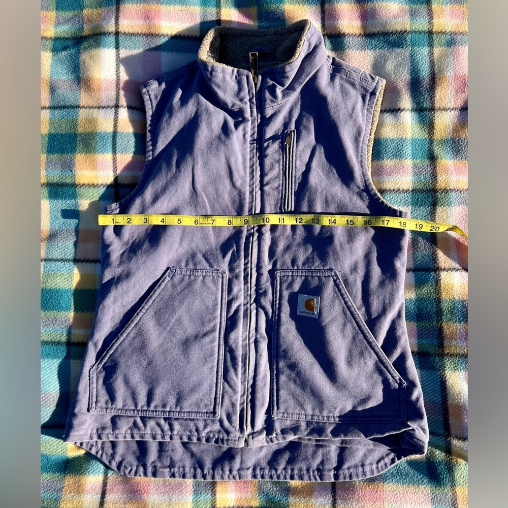 Lavender Carhartt Sherpa Lined Vest